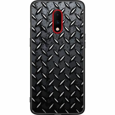 Oneplus 7 Svart Skal Metalliskt Mönster