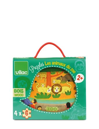 Vilac Zoo Puzzle - Multi/patterned - ONE SIZE
