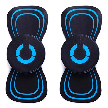 2 stk Mini Elektrisk Massager til Nakke Ryg Skulder, Bærbar Nakkemassager til Hjemmekontor Bil