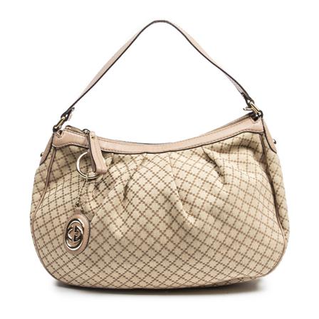 Gucci Vintage, Pre-owned Shoulder Bags Beige, Dames, Maat:ONE Size,Canvas