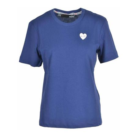 Love Moschino T-Shirt Blå, Dame