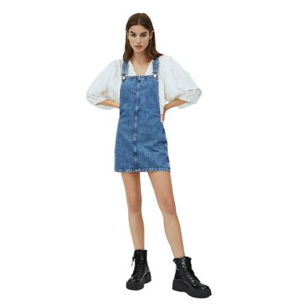 Pepe Jeans Day Kjole Blå, Dame