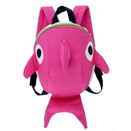 Barnhaj dagis 3-5 år gammal baby ryggsäck rosa