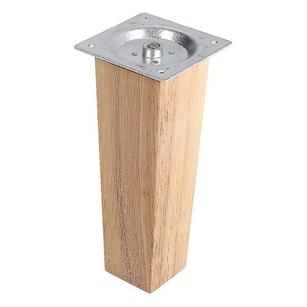 Set med 4 fyrkantiga ben för träekmöbler