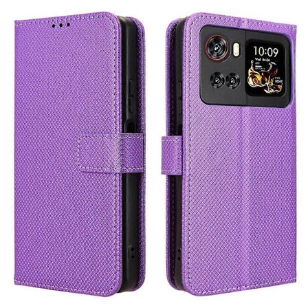 Kompatibel Kompatibel med Cubot X100 Læder Wallet Case med Rem Diamant Tekstur Telefon Cover