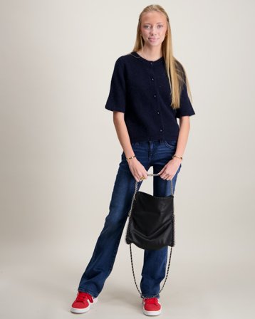 Gina Tricot Young Y knitted cardigan Sininen Villapuserot Tytöt - Kids Brand Store