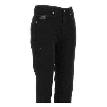 Versace Jeans Couture, Straight Jeans Zwart, Dames, Maat:W25