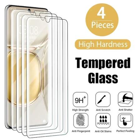 4Pcs Skyddsglas För Huawei P30 Lite P20 P40 Skärmskydd För Huwei Nova 5T Mate 20 Lite Y 7 Y6 P Smart 2021 2019 Glas Huawei P30 Lite 4PCS Tempered 