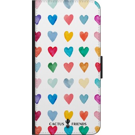 Yhteensopiva Lompakkokotelo Samsung Samsung Galaxy Note10 Lite Cactus and Friends - Watercolor Love Grid