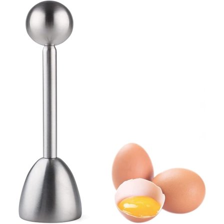 Eggeskallkutter - Sprekker i rustfritt stål - Eggeskallkutter i rustfritt stål - Fjerner - Eggdeler