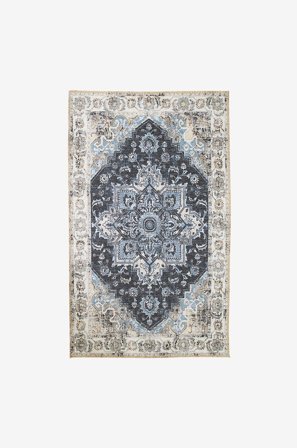 House Nordic - Matto Havana, Chenille, 200x300 cm - Sininen - Sileät matot - 200X300 - - Homeroom