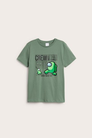 Kappahl | T-skjorte Among Us Grønn 170 | Grønn