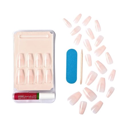 Kiss Kunstige negle Salon Acrylic Nude Leilani, Makeup, Kunstige Negle Og Tilbehør, Kunstige Negle