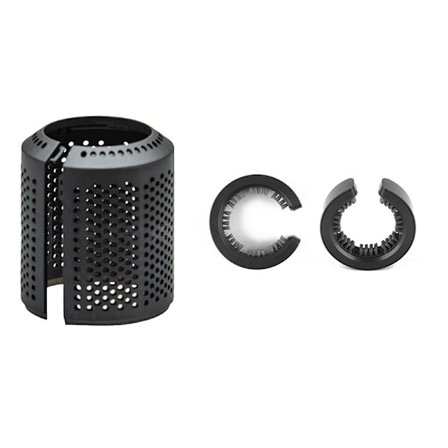 Vaihtosuodatin yhteensopiva Dyson-hiustenkuivaajan kanssa ja puhdistusharja DarkGrey