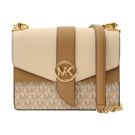 Michael Kors Shoulder Väska vit, Dam Axelremsväskor, Dam, Storlek: ONE SIZE