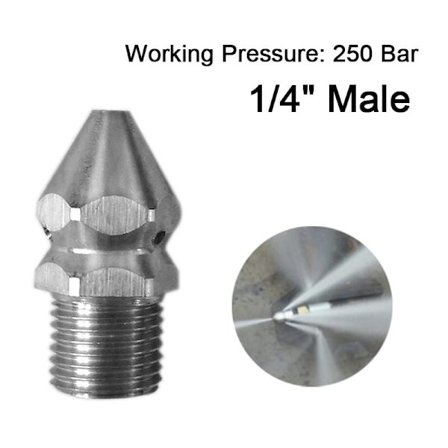 Rengöringsmunstycke Trycktvätt Avlopp Avloppsrengöring Rörspray N