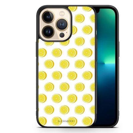 Bjornberry Skal iPhone 13 Pro - Citroner Vit
