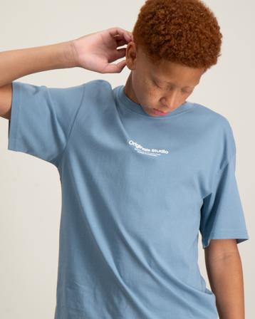 Jack & Jones JORVESTERBRO TEE SS CREW NECK Grau T-Shirts Jungen - Kidsbrandstore