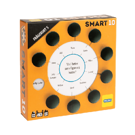 Martinex SMART10 FRÅGEKORT 5 SE Spel Unisex Orange 11,5 x 3