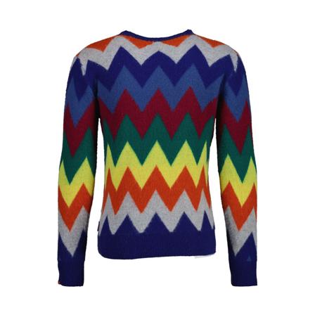 Bob, Round-neck Knitwear Geel, Heren, Maat:L