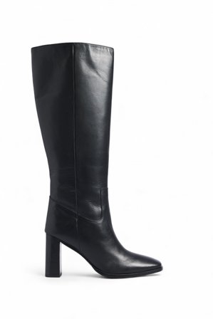 Premium Selection Bottes en cuir montantes à hauteur de genou - Bottes & Bottines - Noir - EU 40