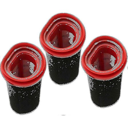 3-pakning Bosch Flexxo Serie 4 Bbh32101 Trådløs Støvsuger Filter 25,2 V 21,6 V Erstatter [DB]