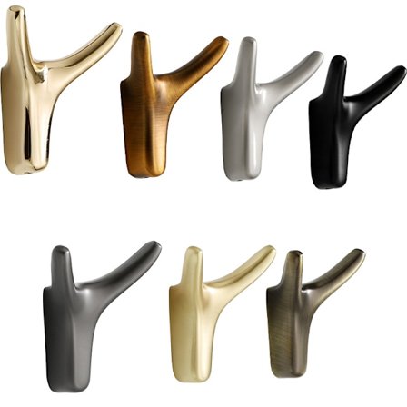 Veggmontert klesstativ for veranda, 7 pakk med kleskroker, veggdekorative kroker, kreative metallkroker, håndklekroker, oppbevaring på veggen for 