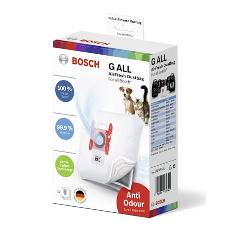 Bosch Siemens G ALL Pölynimurin pussit 17002915