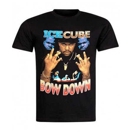Ice Cube Black Tee Sällsynt Retro 90-tal T-shirt