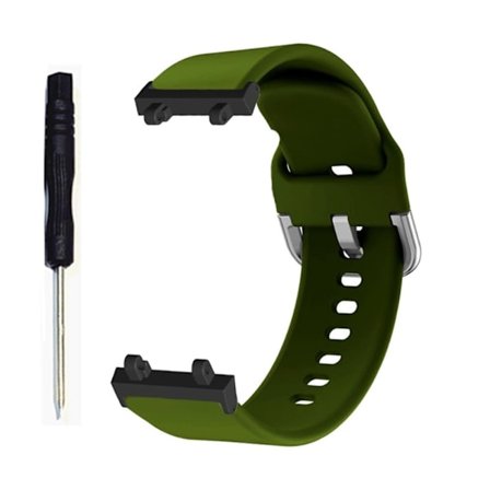 Amazfit T-Rex 2 klockarmband i flexibel silikon - Militärgrön