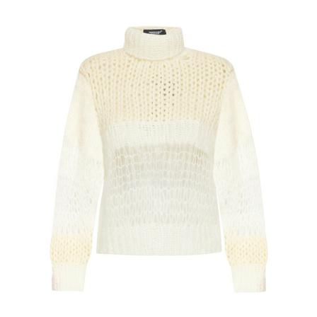 Undercover Turtleneck Stickat gul, Dam Polotröjor, Dam, Storlek: S