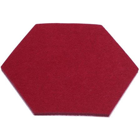 Hexagon Korktavle/Pinboard, 9 Pakk Filttavle Memo Fargerike Veggfliser for Veggklistremer Hjemmedekor