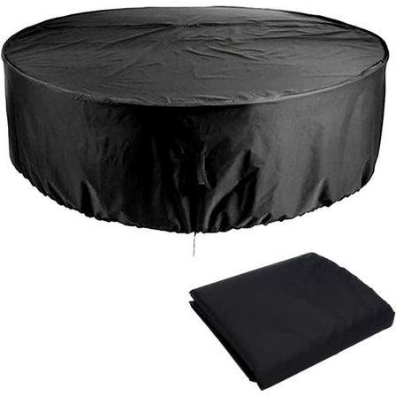 Runt möbelöverdrag i 210D Oxford-tyg