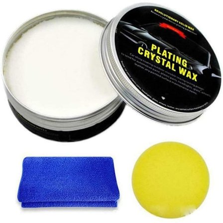 Bilbeläggning vax Anti Scratch Bilpoleringsmedel för att ta bort djupa repor och fläckar med handduk och svamp