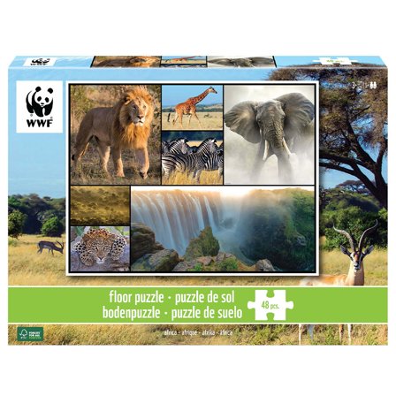 WWF Afrika Puslespil 48 Brikker