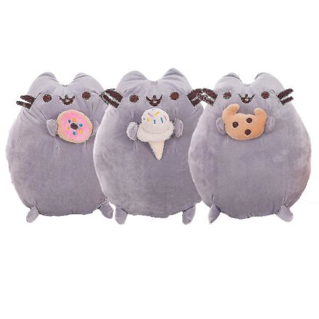 24 cm Pusheen Cat Plyschleksak Snackbar Cookie Cat Gosedjursdocka, 9,5" YZ