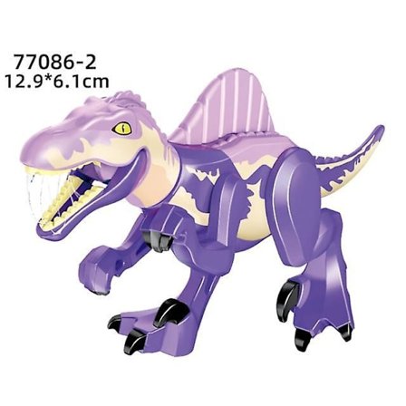 Jurassic Dinosaur Byggeklosser Kompatible Lego Rex Raptor Ankylosaur Action Figur Modeller