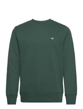 Reg Shield C-Neck Sweat Tops Sweat-shirts & Hoodies Sweat-shirts Green GANT