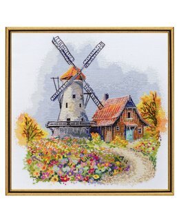 Broderikit Billede Efterårsvindens melodi - Abris Art