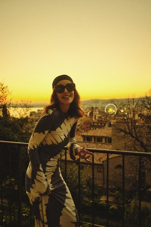 Larissa Mills x NA-KD Printed Maxi Dress - Mønstret kjole - Multicolor - S (EU 34-36)