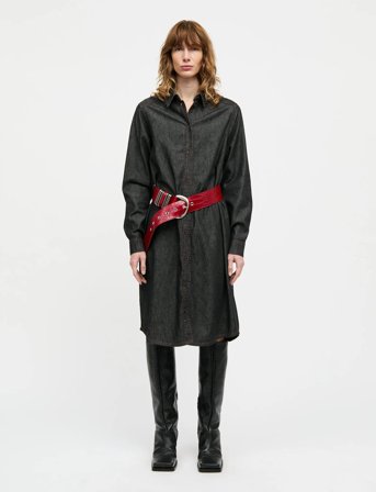 Mads Nørgaard Air Denim Crissy Dress - Black - 36
