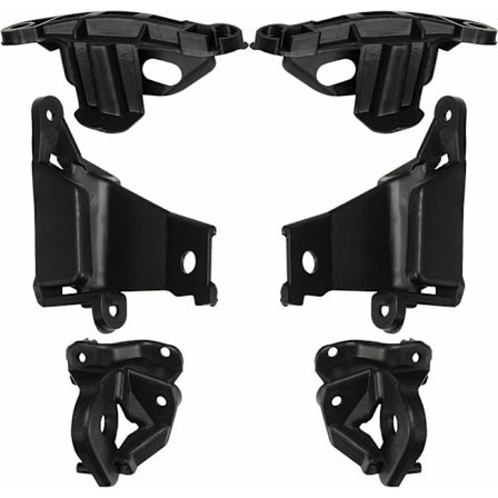 6 stk. Reparasjonssett for støttefeste til frontlykter for 308 408 6212.E3 6212.E4 Venstre og høyre side foran