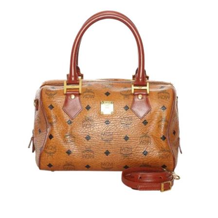 MCM Pre-owned, Pre-owned Canvashandbags Bruin, Dames, Maat:ONE Size