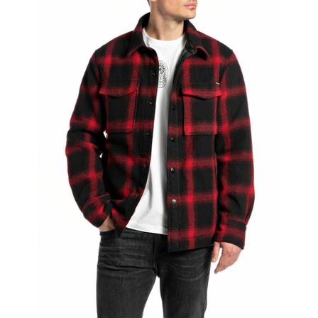 Replay Light Jas , Rood , Heren , Maat: M