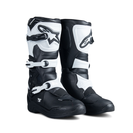 Buty Cross Alpinestars Tech 3 Czarny/Złamany Biały 38