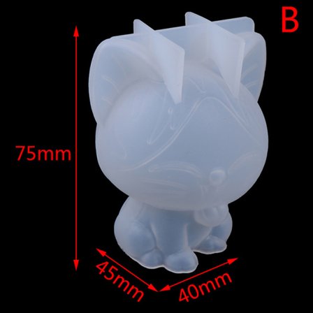 Transparenta häst-/ molds DIY Candle Mak B