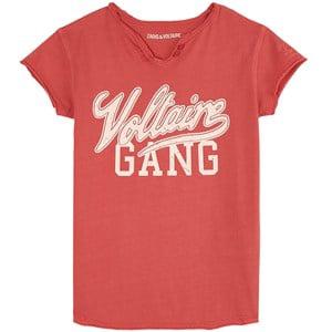Kids - Zadig & Voltaire Red Print T-Shirt - Tops - 12 years - Red