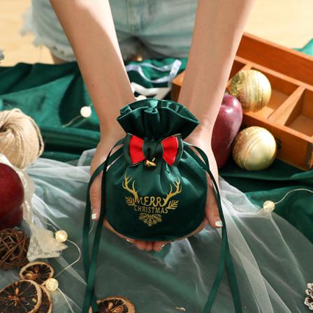 Creative Christmas Cloth Presentpåse Christmas Apple Candy Bag Xma