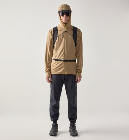 Haglöfs L.I.M Mid Multi II Hood Men Oak Brown - Herren - XL