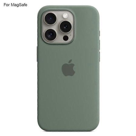 Kompatibel med iPhone 15 Pro Max Skal Kompatibel med MagSafe Flytande Silikon Telefonskal [Induktion Popov-WELLNGS